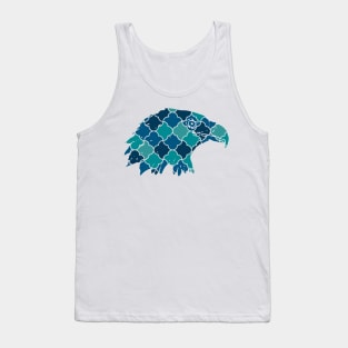 Eagle Silhouette with Pattern Tank Top